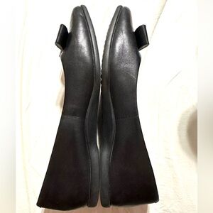 Cole Haan Women Zerogrand Leather Bow Skimmer Flats